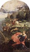 Der Hl. Georg und der Drachen Jacopo Tintoretto